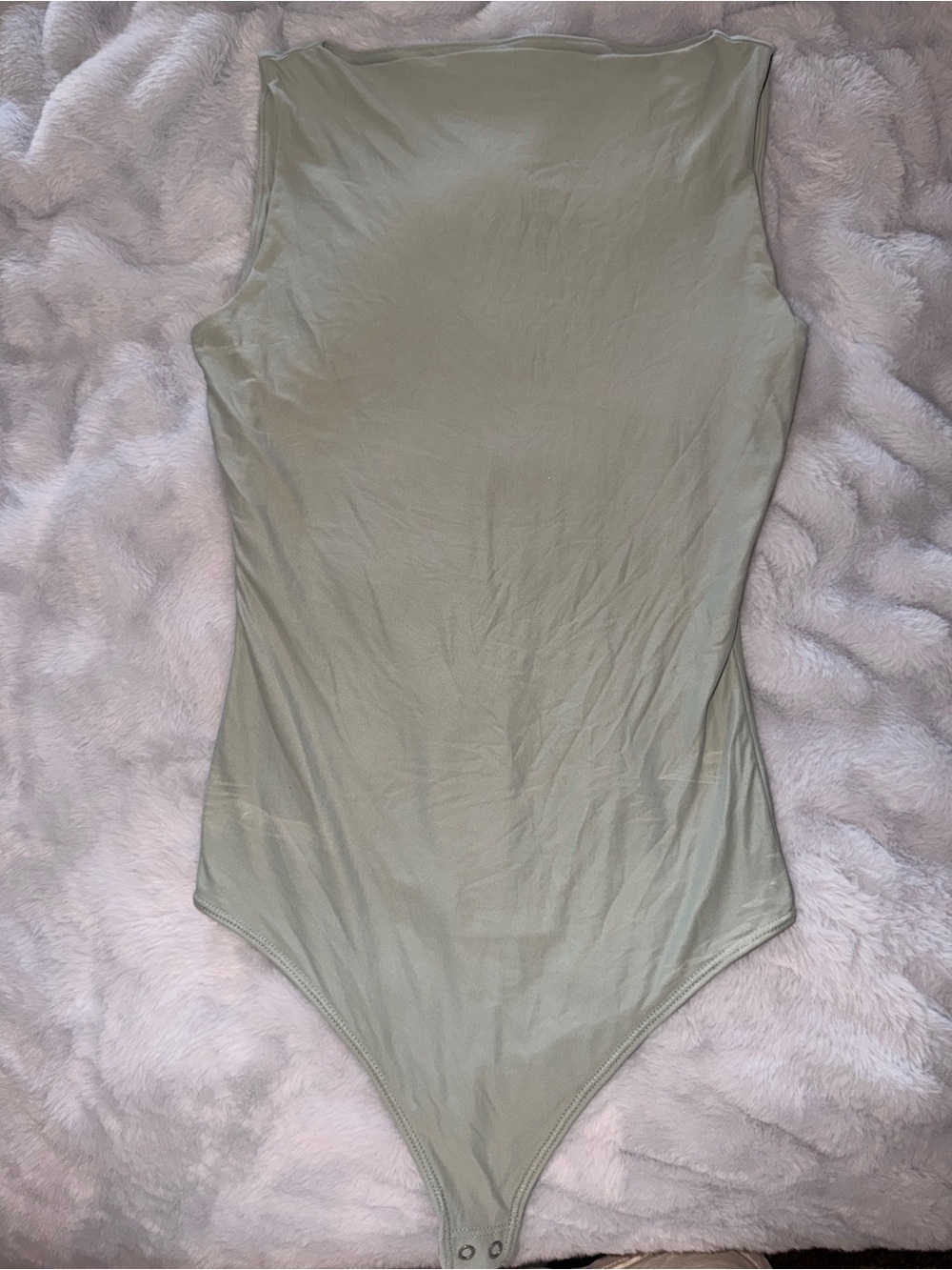 Abercrombie Green Boat Neck Bodysuit